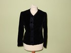 Schwarze Damen Jacke Samt original uralt 1920/30 New Wave Gothic Grufti