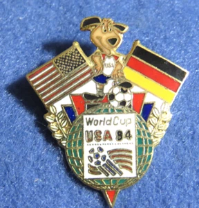 1994 World Cup USA vs Germany Soccer Event Pin FIFA Peter David 1994 - Picture 1 of 3