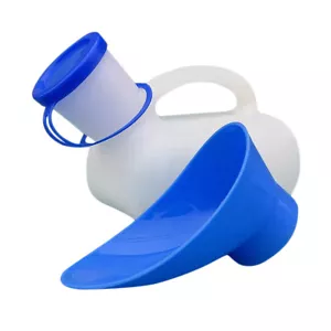LARGE PORTABLE URINAL BOTTLES Unisex/Men/Women Urine Travel/Camping/Car/Festival - Picture 1 of 5