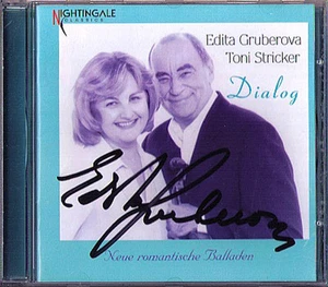 Edita GRUBEROVA Signed DIALOG Toni STRICKER Unsere Melodie Sommer Nightingale CD - Bild 1 von 1