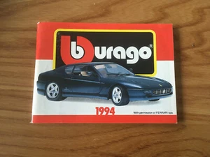 PETIT CATALOGUE BURAGO 1994 avec Ferrari I65 - Imagen 1 de 1