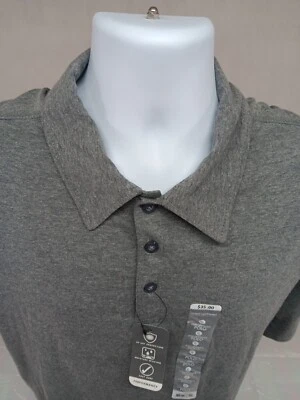 Camisa polo de golf Great Northwest para hombre nueva con etiquetas XL gris rendimiento manga corta 30 UPF Foto 1 de 4