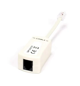 DSL Phone Line Filter | 1 Pack | Ivory | Reduce Digital Noise Caused By DSL Line - Picture 1 of 9