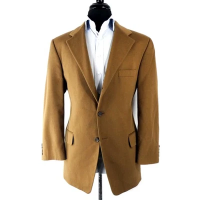 Vicuna Brown 100% Cashmere VTG SAKS 5th x Brant Men's Jacket Coat - Image 1 of 4