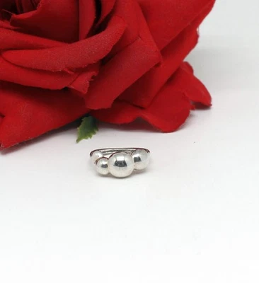 Sterling Silver Retired  Pandora ALE Unique  Ring Size 8.5 6.32g  CAT RESCUE - Image 1 of 2