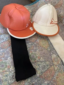 Cobra Puma Golf Head Cover Shape of Hat 18" Long White Black Orange Flawed (pic) - Picture 1 of 11