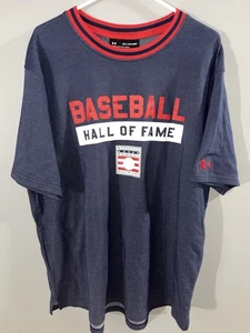 Under Armour National Baseball Hall of Fame Shirt Mens 2XL - Picture 1 of 7