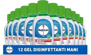 NAPISAN - 12 PZ GEL DISINFETTANTE MANI ANTIBATTERICO CON AGENTI IDRATANTI 12 PZ - Foto 1 di 1