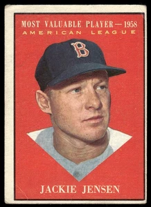 1961 Topps #476 Jackie Jensen Boston Red Sox Very Good 54452 - Picture 1 of 2