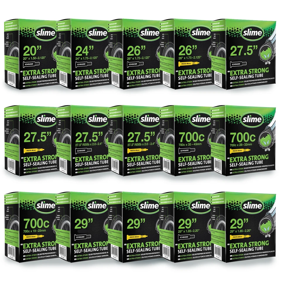 SLIME Self Healing Inner Tube - SLIME Inner Tubes - All Sizes and Valves - NEW - Image 1 of 1