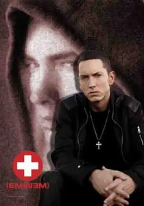 Eminem Poster Flag Sitting Photo Tapestry - Picture 1 of 1