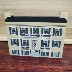 1993 Cat's Meow Village St. Charles Christmas Series Newbill-McElhiney House - Picture 1 of 3