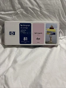 Cartucho de tinta magenta ligero DesignJet original OEM HP 81 C4935A caja al por menor nuevo - Imagen 1 de 10