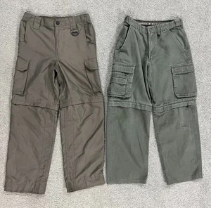 2 pairs Boy Scouts Of America Switchback Uniform Cargo Pants Youth M Medium - Picture 1 of 4