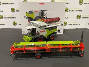 WIKING 1:32 SCALE CLAAS TRION 720 COMBINE HARVESTER WITH HEADER AND TRAILER - Picture 1 of 5