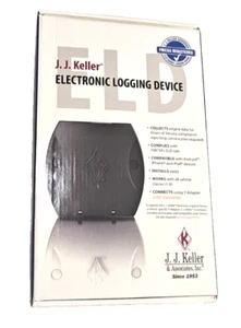 J.J. Keller ELD Electronic Logging Device + ELD Cable In Box - Picture 1 of 5