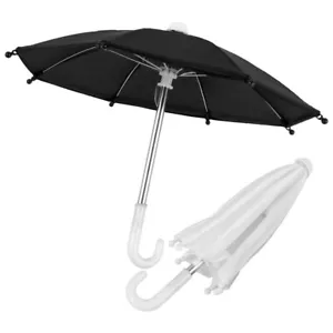 2pcs Mini Umbrella Decors Doll House Umbrella Model Decoration Miniature - Picture 1 of 12