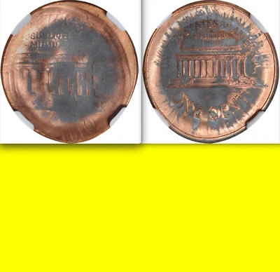 NGC MS65 RED Two-Tailed Lincoln Cent 🔴 Amaze Your Friends With This Odd RARE 1C - Image 1 of 3