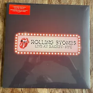 ROLLING STONES - LIVE AT RACKET NYC NEW/SEALED WHITE VINYL LP /LTD EDITION RSD - Imagen 1 de 4