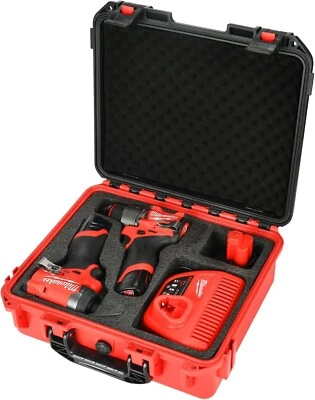 Case for Milwaukee M12 Impact Driver & Drill Set - Tool Box for Milwaukee Fuel - Image 1 of 4