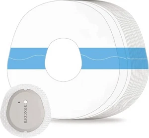 Dexcom G7 Adhesive Patches Waterproof 60Pcs Overpatch for G7 Clear Latex Free Ov