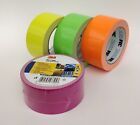3M Neon Tape Strong Duct Tape Duck Tape Orange Green Yellow Pink Outdoor Glow UV