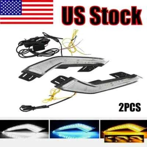 Fits Toyota Corolla L LE XLE Model 2020-2022 LED Daytime Running Fog Lights DRL - Picture 1 of 10