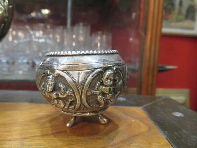  ancienne petite coupe chinoise chine en argent massif chinese silver cup XIXe - Photo 1/4
