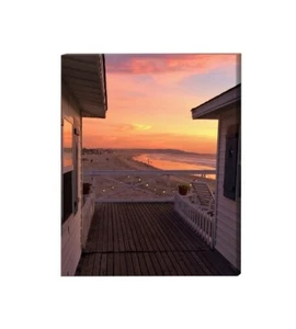 Crystal Pier Pacific Beach San Diego California Ocean Sunset Sunrise Photo Art  - Picture 1 of 2