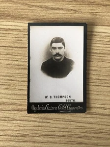 W. B. Thompson - South - OGDENS GUINEA GOLDS-FOOTBALLERS BASE M 1899 - Foto 1 di 2
