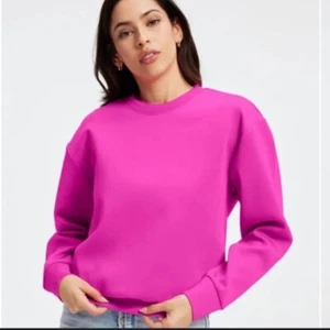 Good American Scuba Sweatshirt Pink Size 2 M NWT - Picture 1 of 7