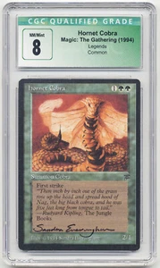 Graded Signed Hornet Cobra CGC 8 Legends Artist Sandra Everingham 1994 MTG Magic - Picture 1 of 2