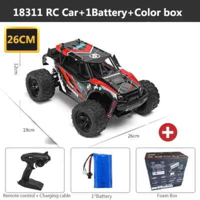 Hot Scale RC Car 2.4G 4WD 40+MPH High Speed Fast Remote Controlled Car Truck Toy - Image 1 of 4