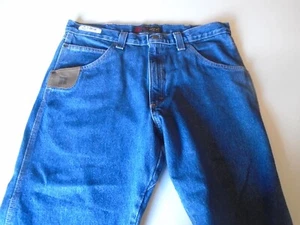 Wrangler Riggs Herren Jeans Dura Shield 36 x 30 Etikett und echte Baumwolle blau Jeans - Bild 1 von 9