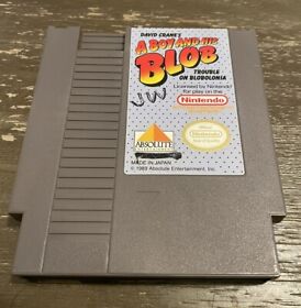 Nintendo NES A Boy And His Blob Game Cartridge Only