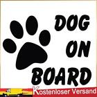 Hund an Bord Aufkleber Car-Styling stilvollen Haustier Fußabdruck Welpen Pfote r