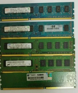 17 módulos de memoria de escritorio HP 497157-888 +1x 576110-001 2 GB DDR3 2Rx8 PC3-10600U - Imagen 1 de 2