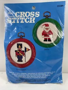 Lily Counted Cross Stitch Ornament Kit Santa Toy Soldier Vintage CC304 Craft - Picture 1 of 5