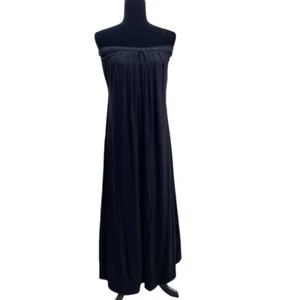 Isabella Oliver Women's Black Maternity Strapless Long Maxi Dress Size 2 - Picture 1 of 8
