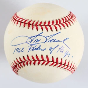 Tom Tresh Signed Baseball Yankees - COA JSA - Picture 1 of 7