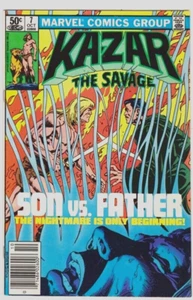 Comic Book, Ka-Zar The Savage, Vol 7, Son vs. Father, MARVEL, October 1981 - Picture 1 of 4