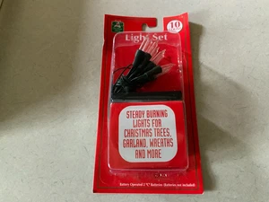 Weihnachtshaus Lichter Set klar 10 Lichterkette batteriebetrieben Lichterkette - Bild 1 von 9
