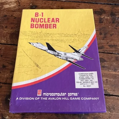 B-1 Nuclear Bomber / Avalon Hill Game For Commodore 64, In Box 40001 - Image 1 of 4