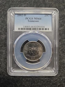 2002 D Quarter Tennessee PCGS MS 64 - Picture 1 of 3