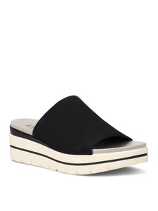 CLIFFS BY WHITE MOUNTAIN Womens Black Typhoon Wedge Sandals 7.5 M - Picture 1 of 8