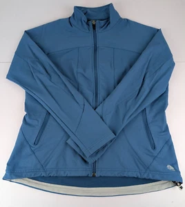 Nike ACG Soft Shell Jacket Women’s XL Blue Full Zip Front & Pockets Running - Picture 1 of 12