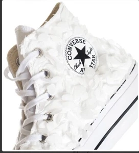 Converse Chuck Taylor All Star Platform High Weiß Gr.41 Neu - Bild 1 von 19