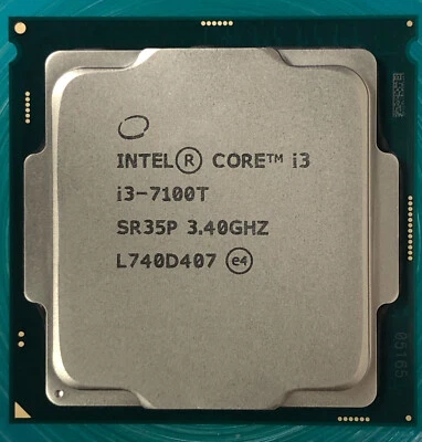 Intel Core i3-7100T SR35P 3.4 GHz Dual Core 3MB Socket LGA 1151 CPU Processor - Image 1 of 2