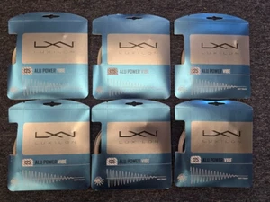 6 Sets of Luxilon ALU Power Vibe 17 Gauge 1.25mm Tennis String - Picture 1 of 1