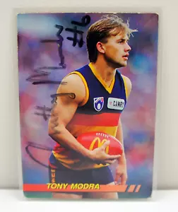 AFL Tony Modra Signed Adelaide Crows Select 1994 Card - Free Postage - Picture 1 of 6